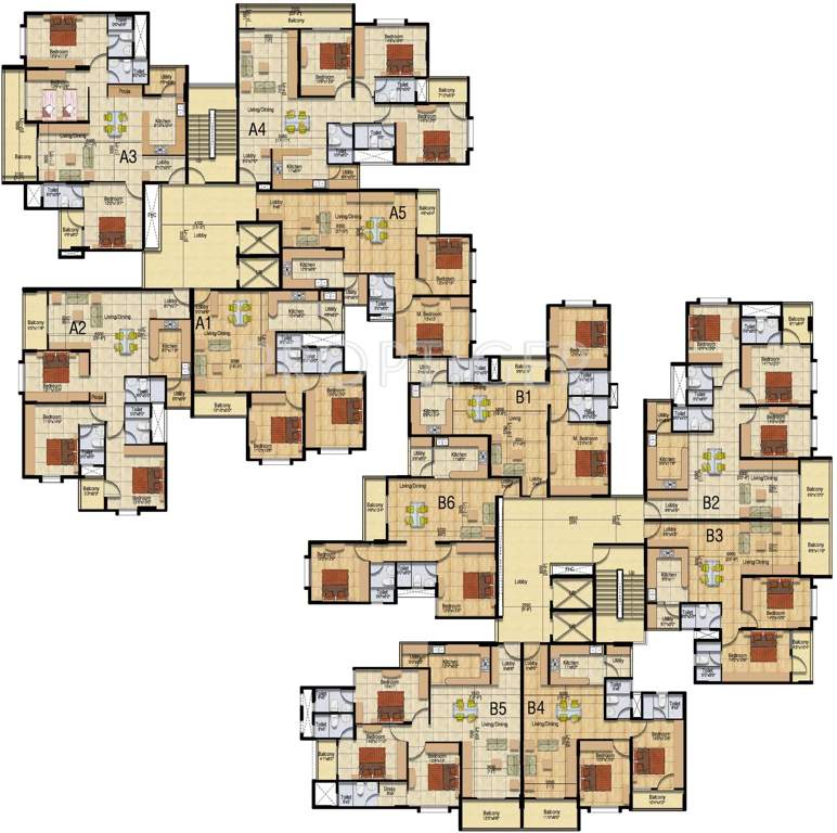 essenza Images for Cluster Plan of Vajram Essenza