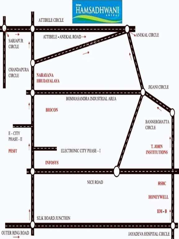 Images for Location Plan of Shriram Hamsadhwani
