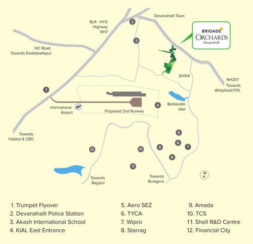  orchards-pavilion-villas Images for Location Plan of Brigade Orchards Pavilion Villas