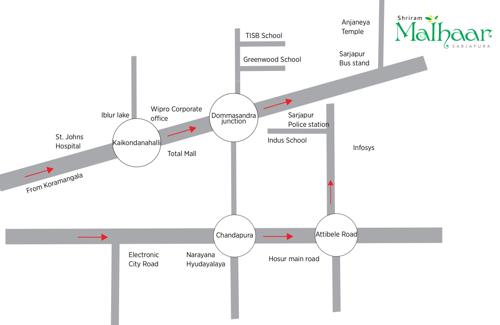 Images for Location Plan of Shriram Malhaar