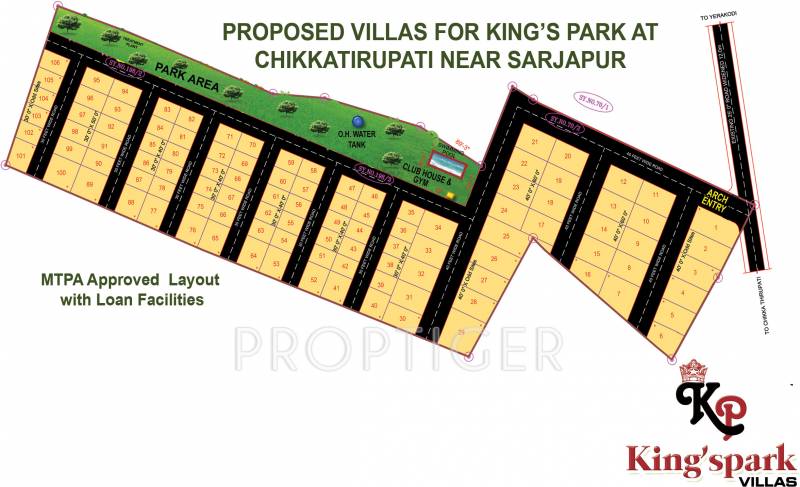 sri-manjunatha-groups kingspark Layout Plan