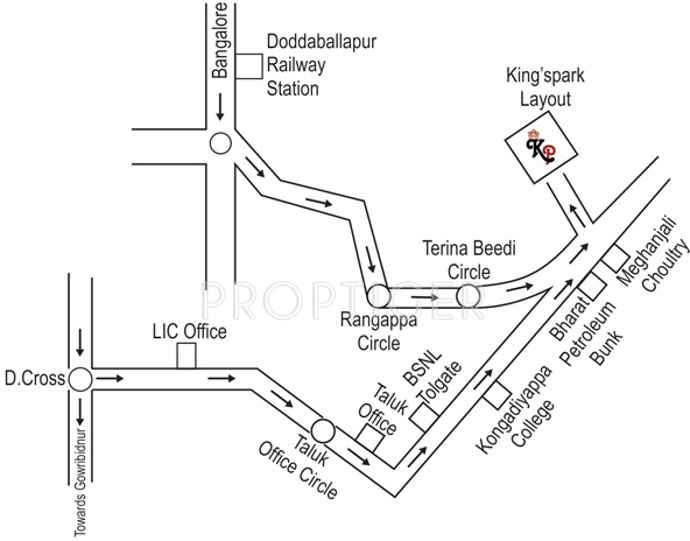sri-manjunatha-groups kingspark Location Plan