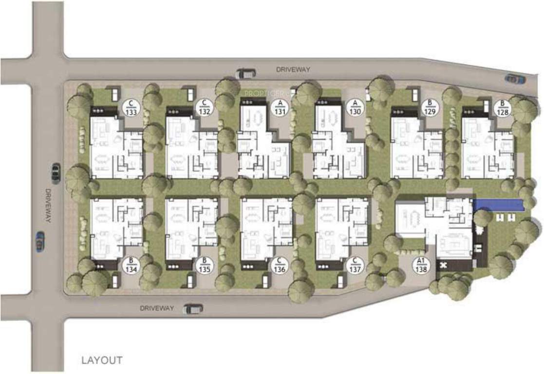  villas Images for Layout Plan of Hiranandani Villas