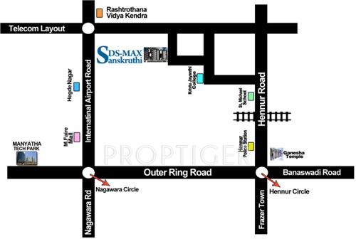  ds-max-sanskruthi Images for Location Plan of DS DSMAX SANSKRUTHI