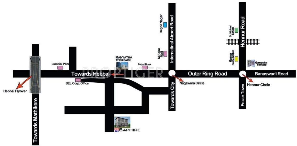  saphire Images for Location Plan of DS DSMAX SAPHIRE