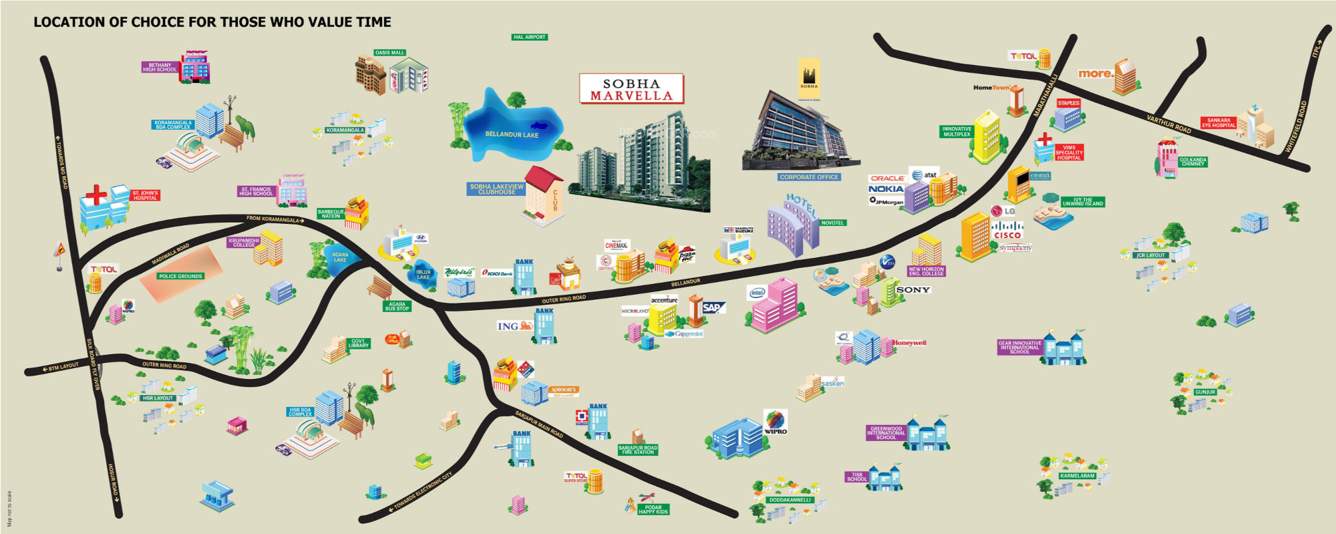  marvella Images for Location Plan of Sobha Marvella