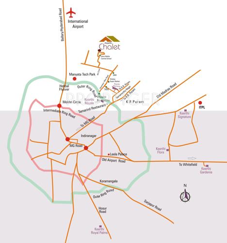  chalet Images for Location Plan of Keerthi Chalet