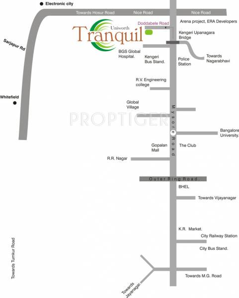 Location Plan uniworth-finewest tranquil Location Plan