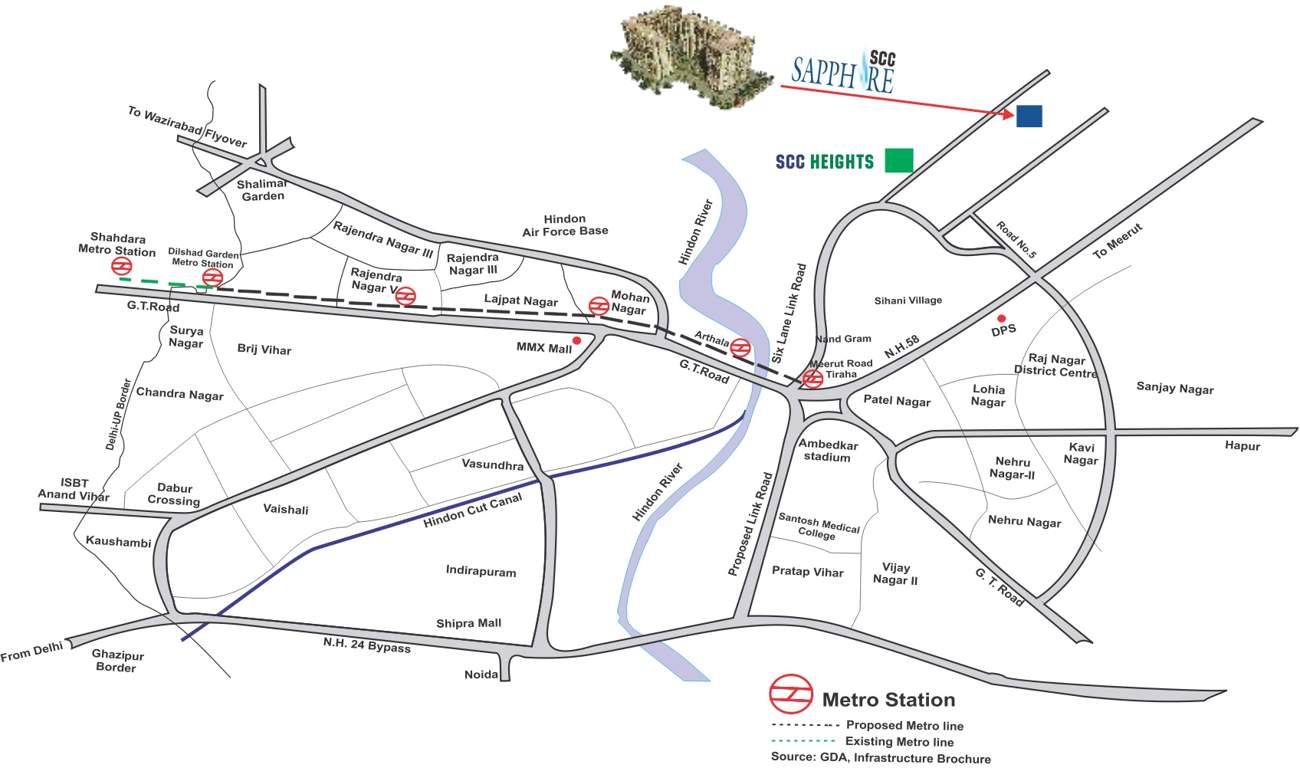 sapphire Images for Location Plan of SCC Sapphire