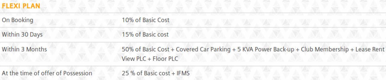 Images for Payment Plan of Prateek Group Stylome Payment Plan