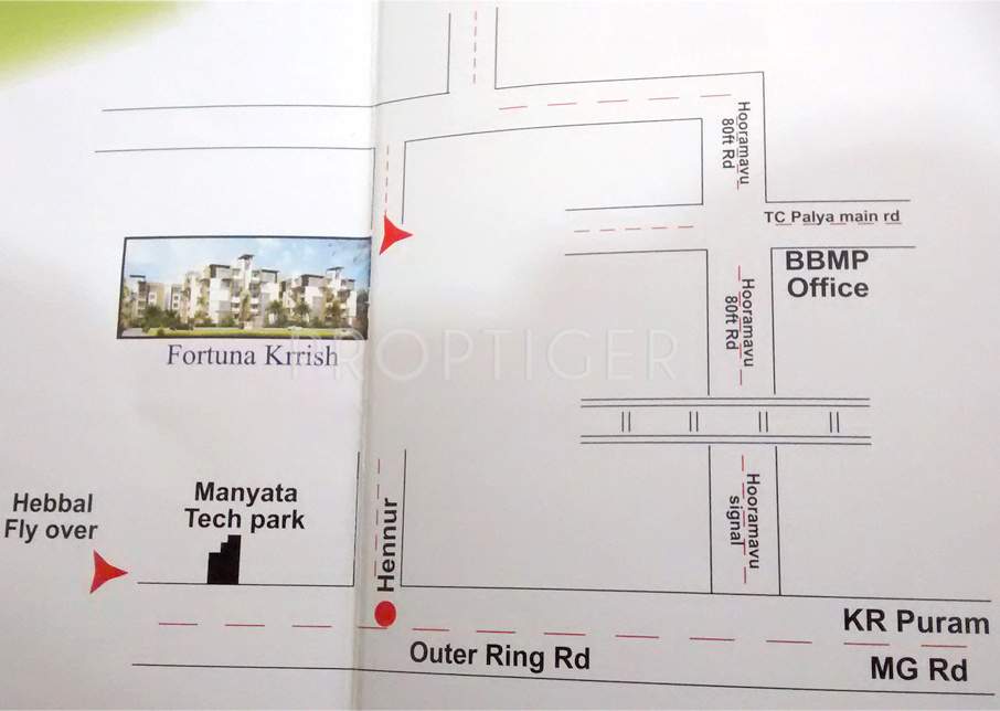 krrish Images for Location Plan of Fortuna Krrish