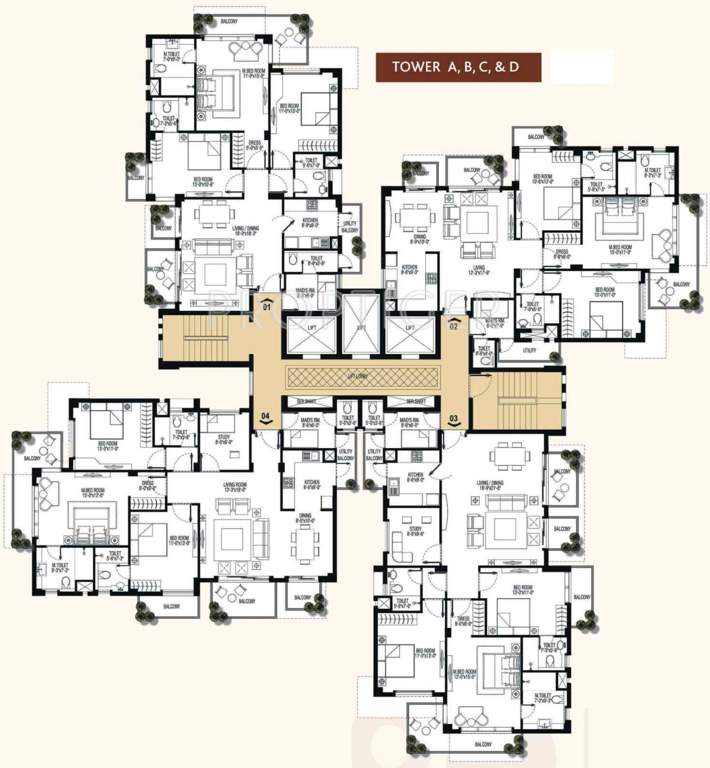 heritage max Images for Cluster Plan of Conscient Heritage Max