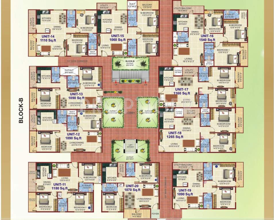 Images for Cluster Plan of PSR Flora