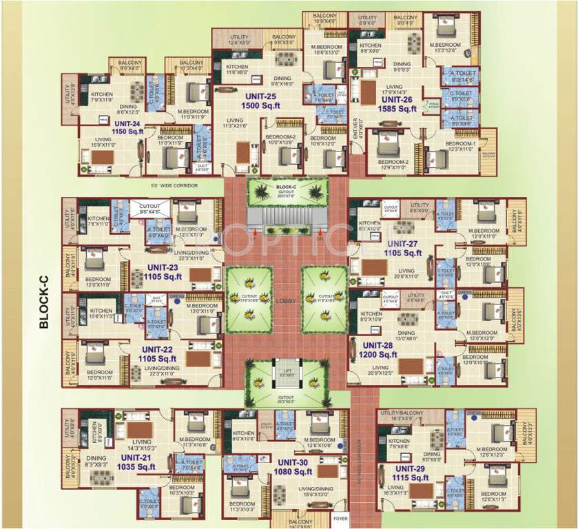Images for Cluster Plan of PSR Flora