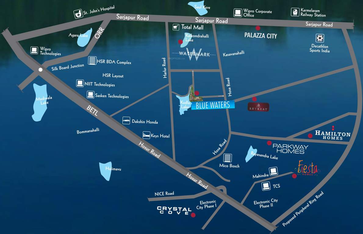 blue waters Images for Location Plan of SJR Blue Waters