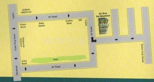 lakasa-promoters sri-siva-sai-meadows Location Plan