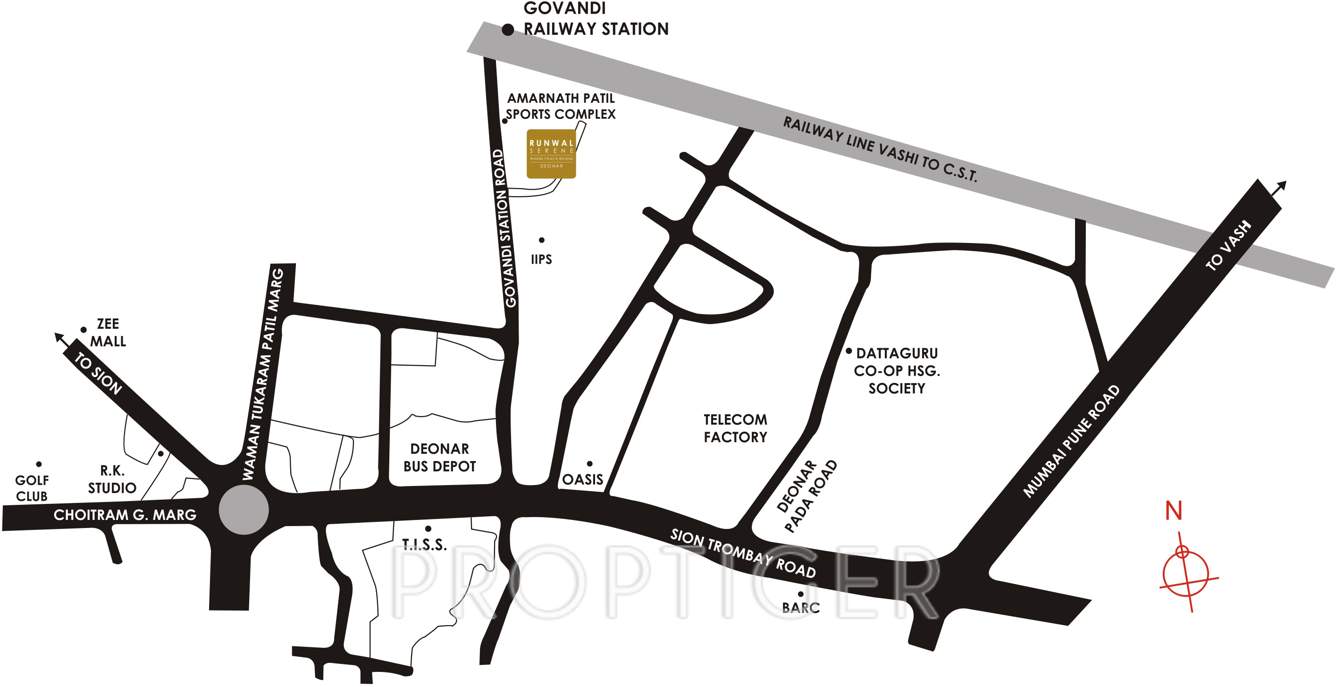  serene Images for Location Plan of Runwal Serene
