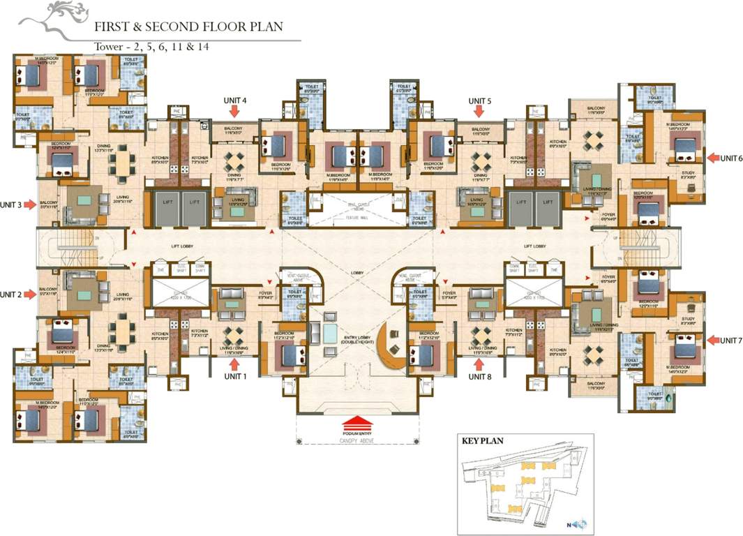 Images for Cluster Plan of Prestige Royale Gardens