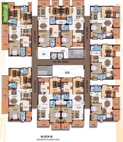  classic Images for Cluster Plan of Srinivasa Classic