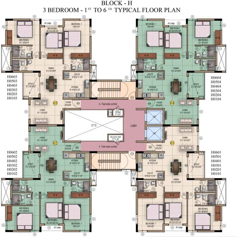 Images for Cluster Plan of Mahindra Iris Court