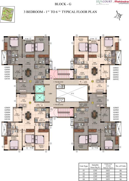 Images for Cluster Plan of Mahindra Iris Court