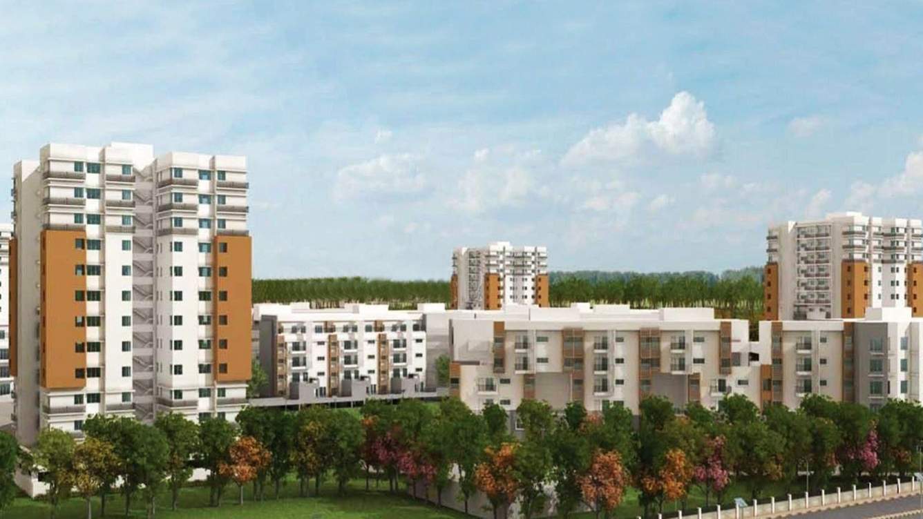  iris court Images for Elevation of Mahindra Iris Court