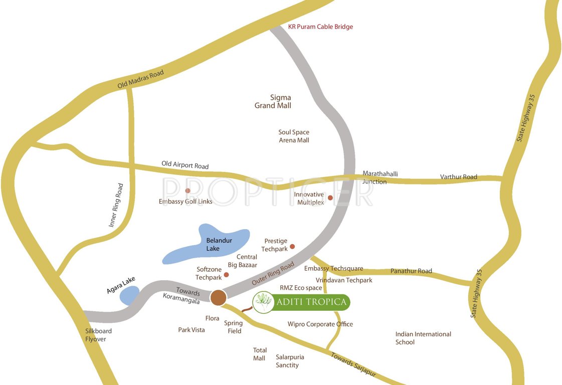 Images for Location Plan of Aditi Tropica