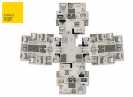 Tower 6 Cluster Plan  provident-sunworth-city Tower 6 Cluster Plan