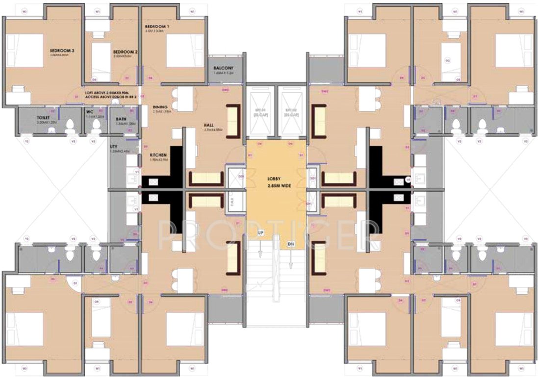  vaibhava Tower 27 Cluster Plan