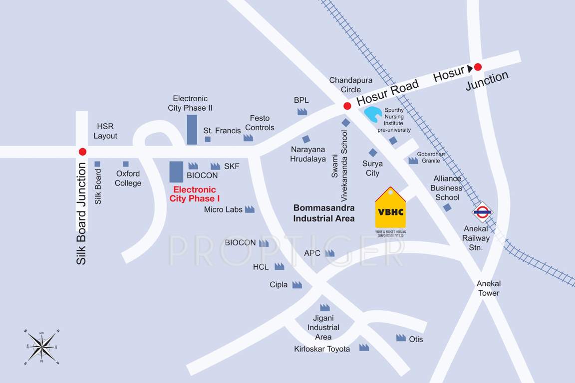  vaibhava Images for Location Plan of VBHC Vaibhava