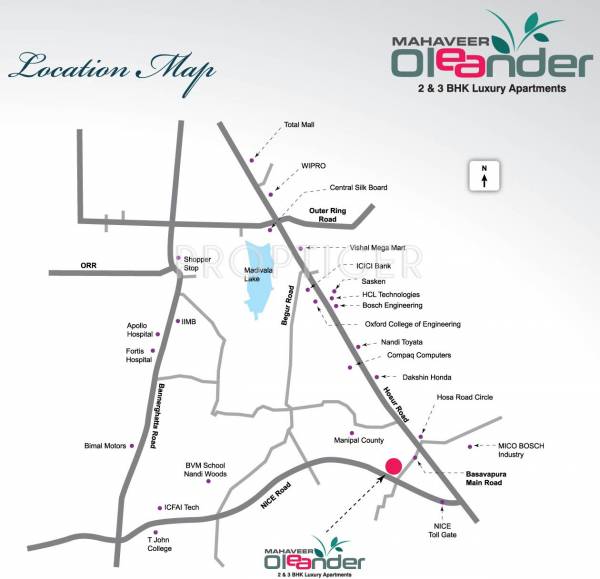 Images for Location Plan of Mahaveer Oleander