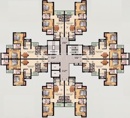 Images for Cluster Plan of Eldeco Central Park