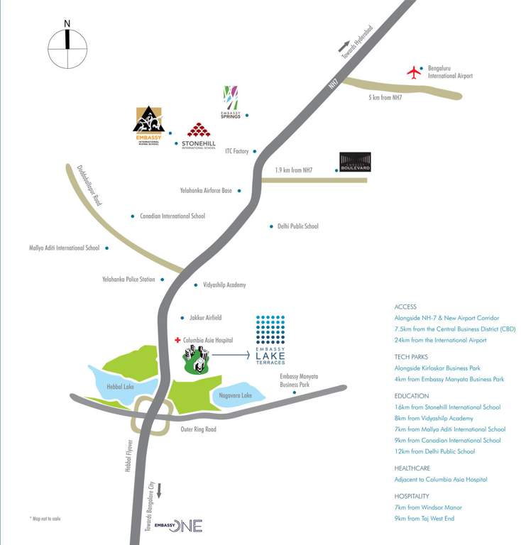  lake terraces Images for Location Plan of Embassy Lake Terraces