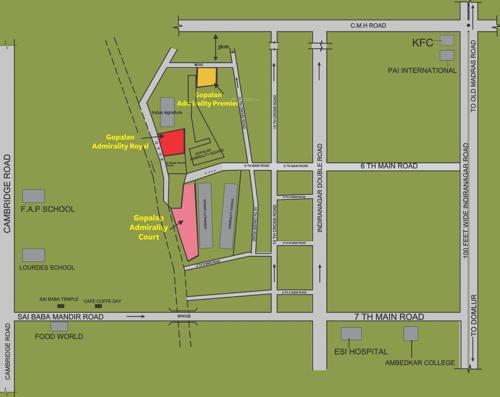  admirality-court Images for Location Plan of Gopalan Admirality Court