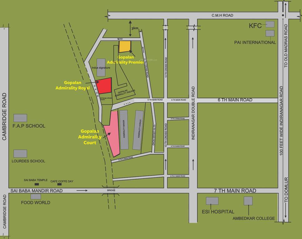  admirality court Images for Location Plan of Gopalan Admirality Court