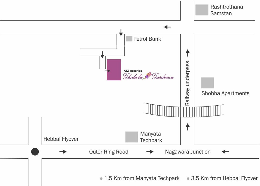 Images for Location Plan of ATZ Properties Gladiola Gardenia