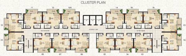 Images for Cluster Plan of Supertech Czar Suites