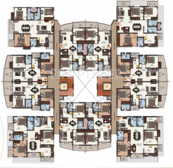Block A1 Cluster Plan shilphitha-royal Block A1 Cluster Plan