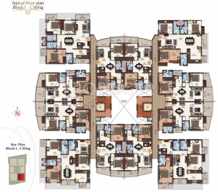  shilphitha-royal Block B1 Cluster Plan
