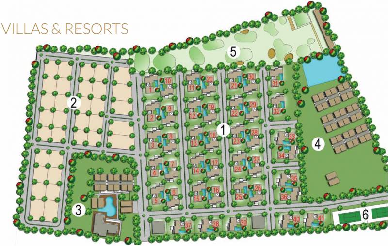  ranches Images for Layout Plan of Pushpam Ranches