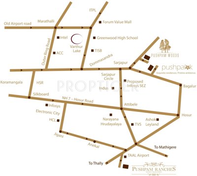  ranches Images for Location Plan of Pushpam Ranches