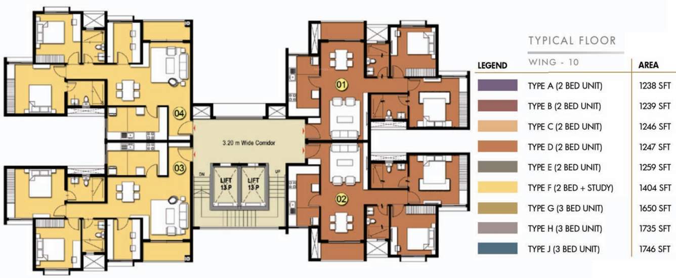 casabella Images for Cluster Plan of Prestige Casabella