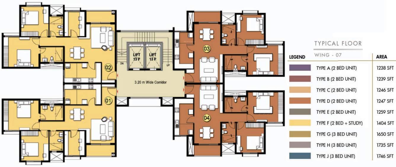  casabella Images for Cluster Plan of Prestige Casabella