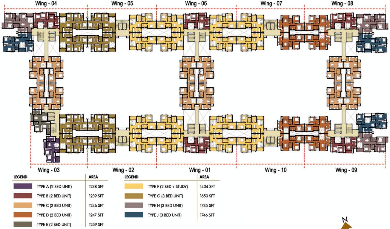  casabella Images for Cluster Plan of Prestige Casabella