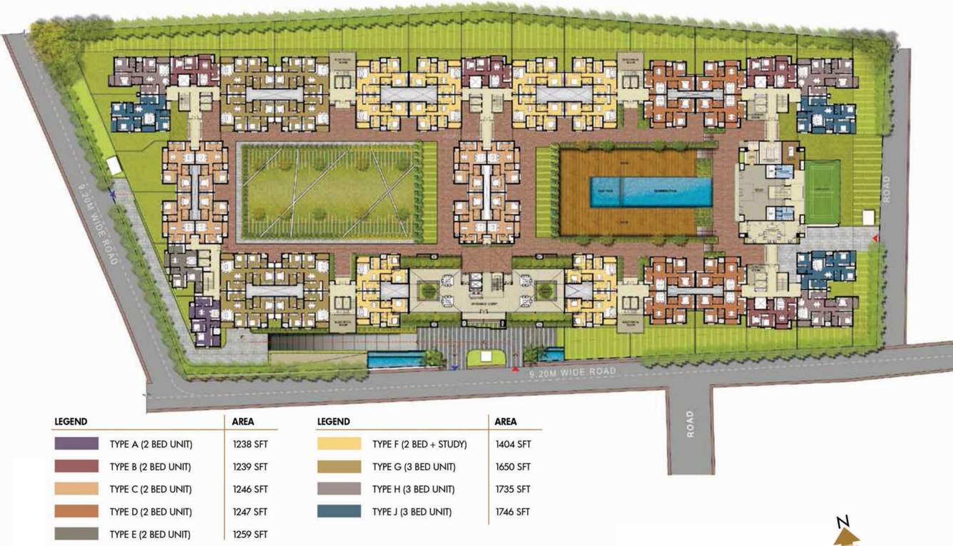 casabella Images for Cluster Plan of Prestige Casabella