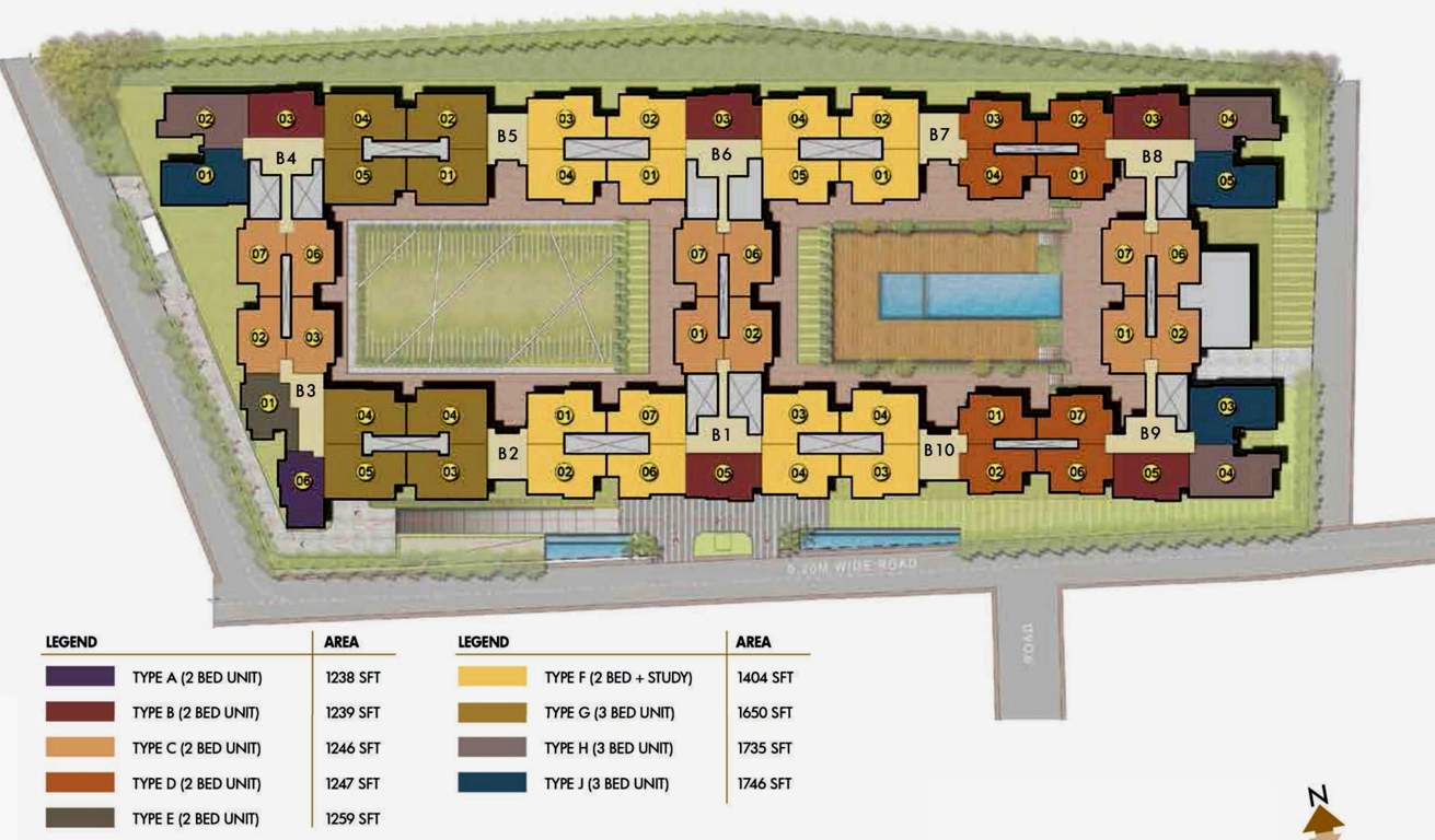  casabella Images for Cluster Plan of Prestige Casabella