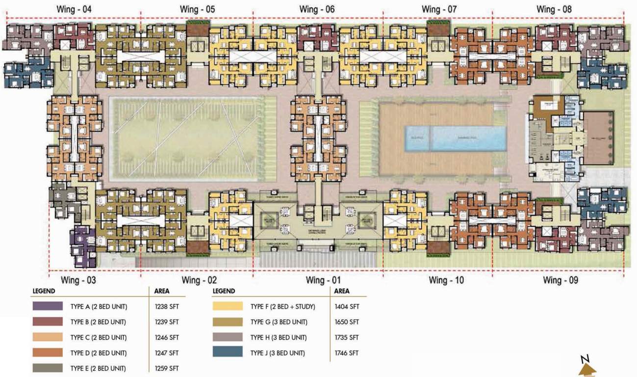  casabella Images for Cluster Plan of Prestige Casabella