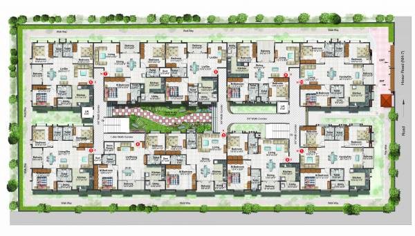Block A & B Cluster Plan metropolis-properties electra Block A & B Cluster Plan