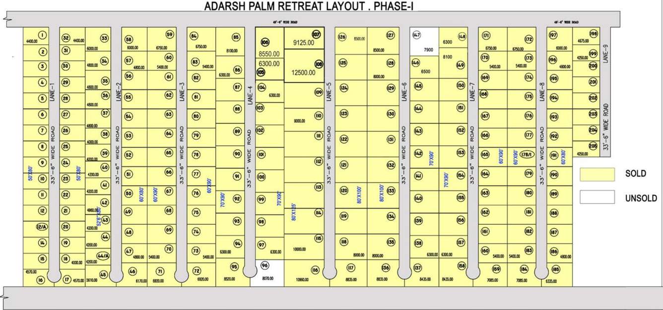 palm retreat villas Images for Layout Plan of Adarsh Palm Retreat Villas