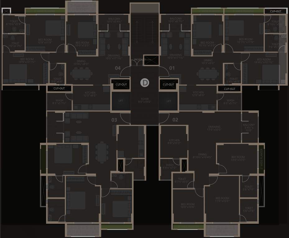  orchid woods Images for Cluster Plan of Goyal Orchid Woods